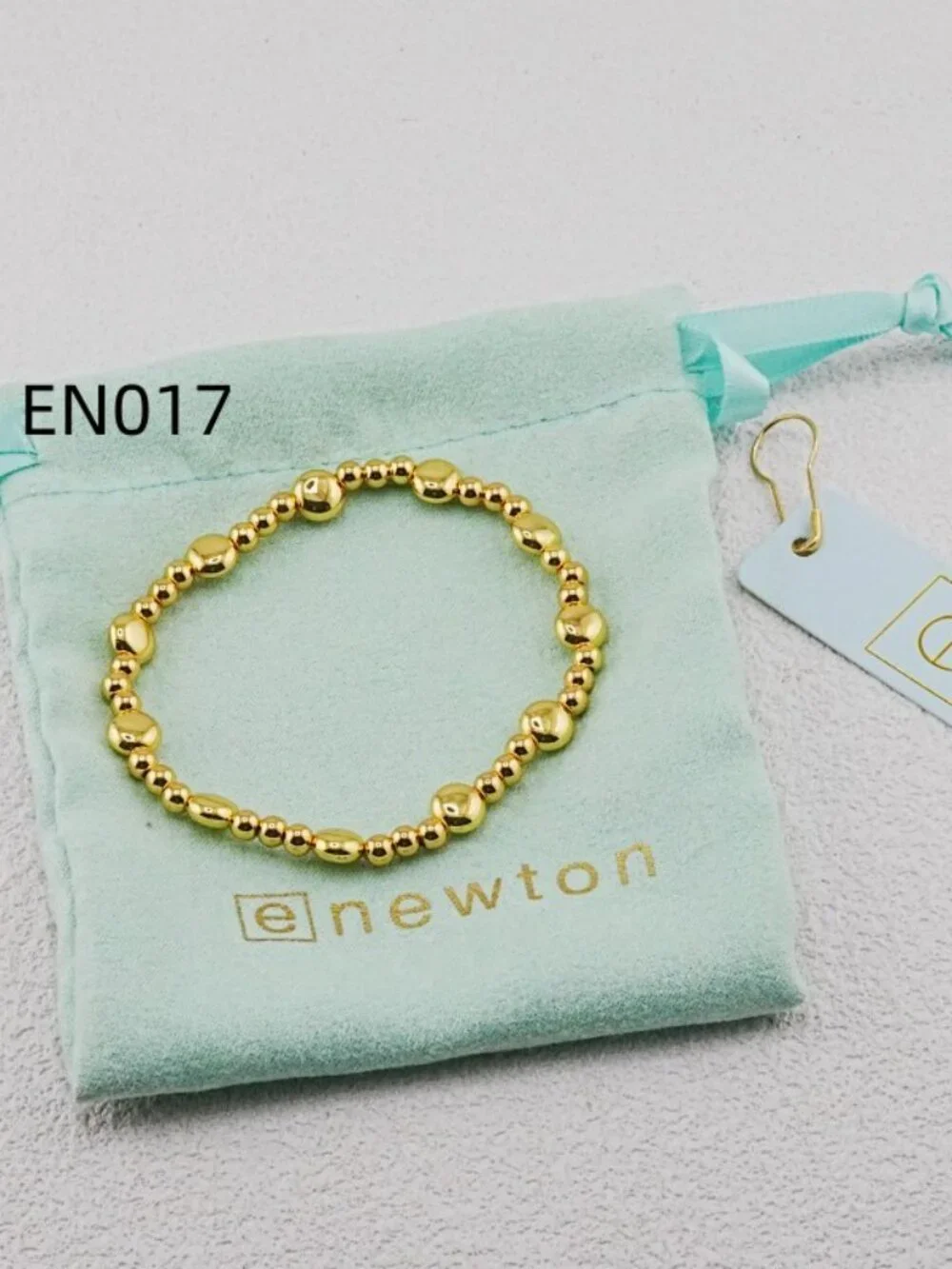 Enewton Gold Flat Oval Bead Spacer Bracelet